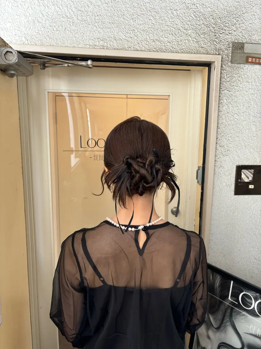ヘアアレンジ ヘアセット eye.hair　◎ akiのマツエク・マツパデザイン