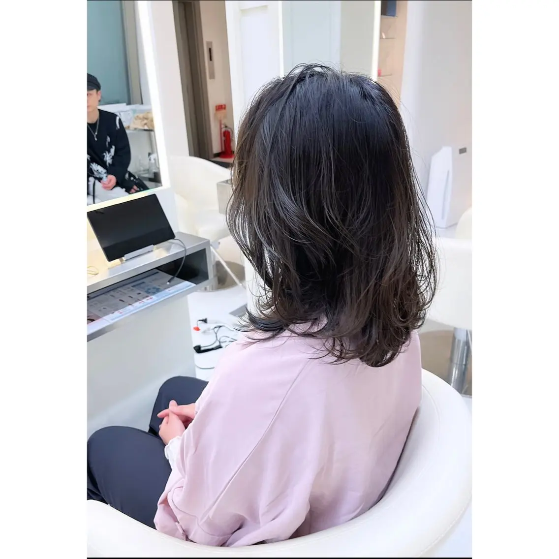 ミディアム 涼音 🫧前髪お助け美容師のヘアスタイル