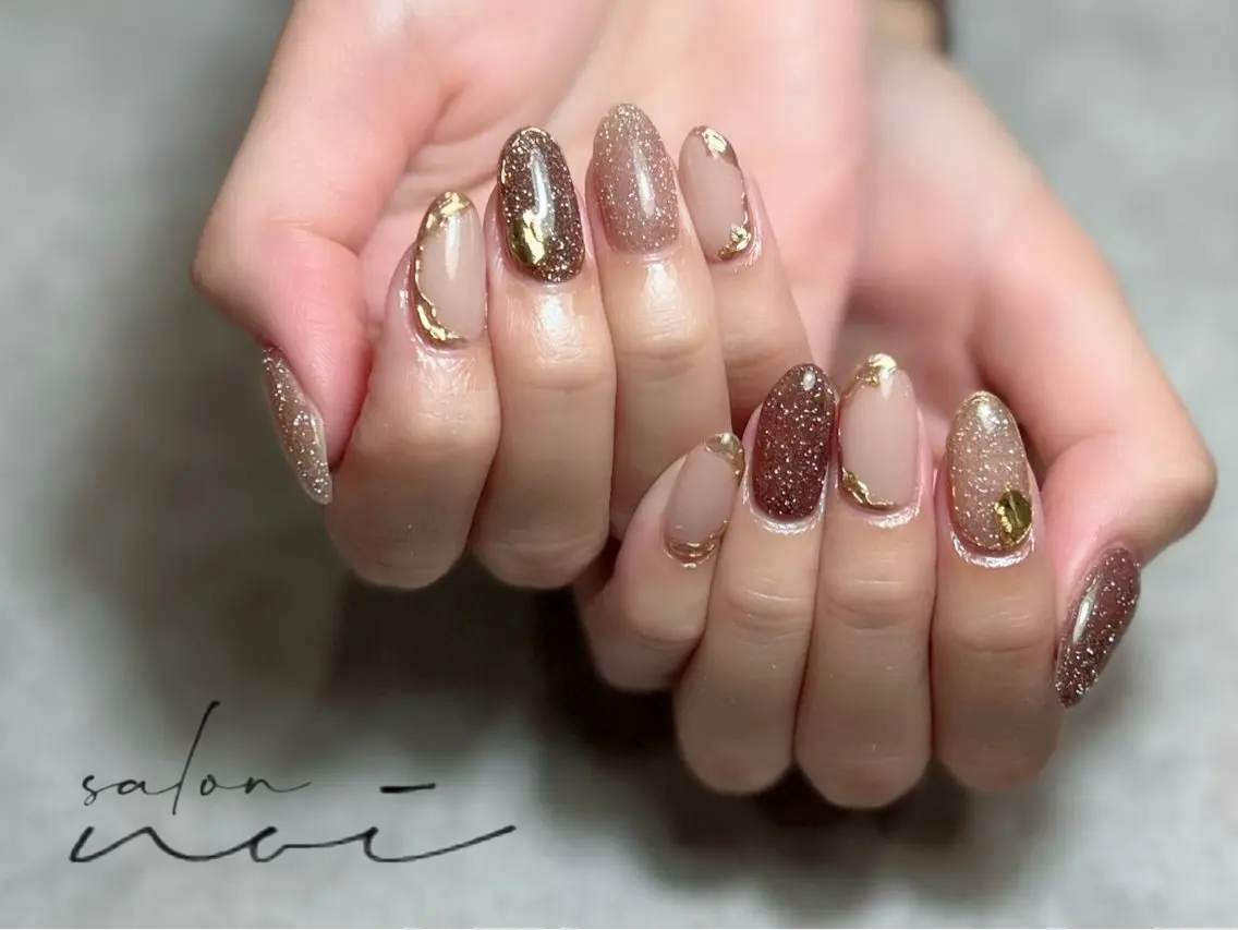 ネイル フラッシュネイル ハンドネイル salon noiのネイルデザイン