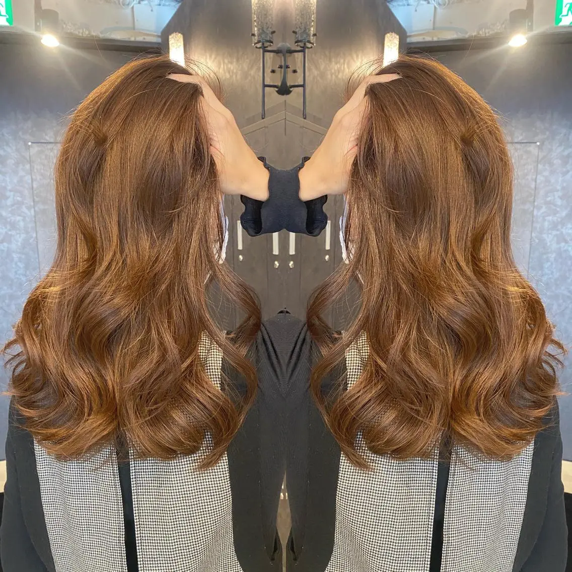 ロング カラー tocca 💜石田愛結💜のヘアスタイル
