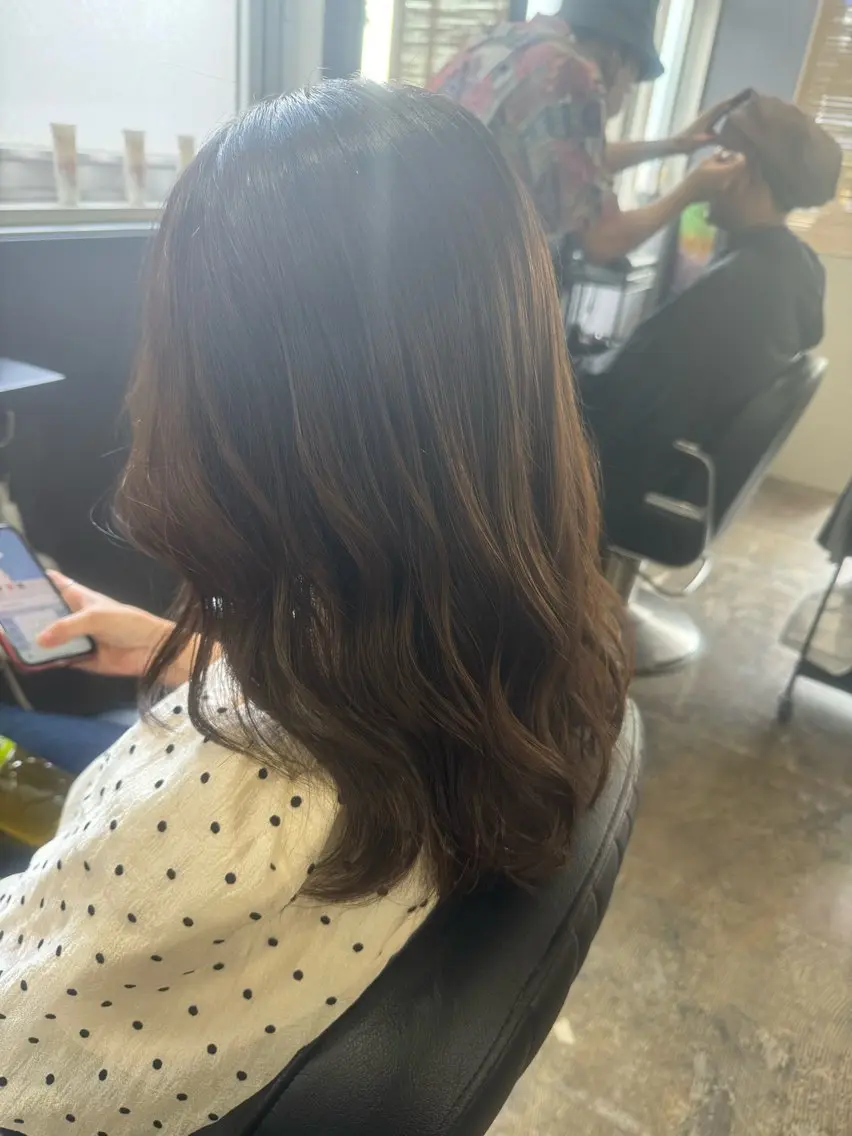 セミロング くせ毛多毛特化 高橋　淳のヘアスタイル