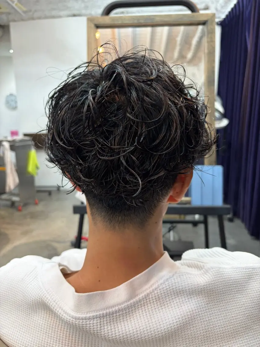 ショート カット パーマ トリートメント 妙見 知洋のヘアスタイル