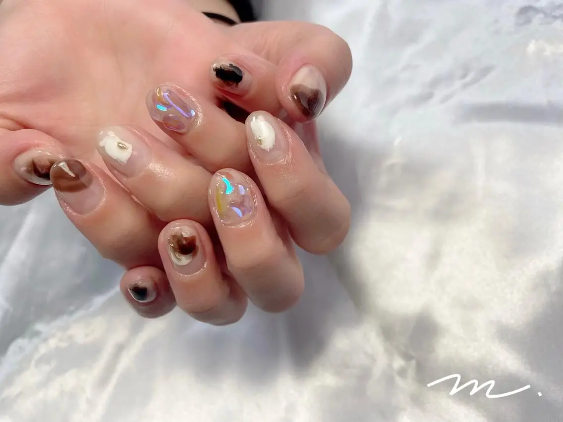 ネイル ニュアンスネイル ハンドネイル Mare nailのネイルデザイン