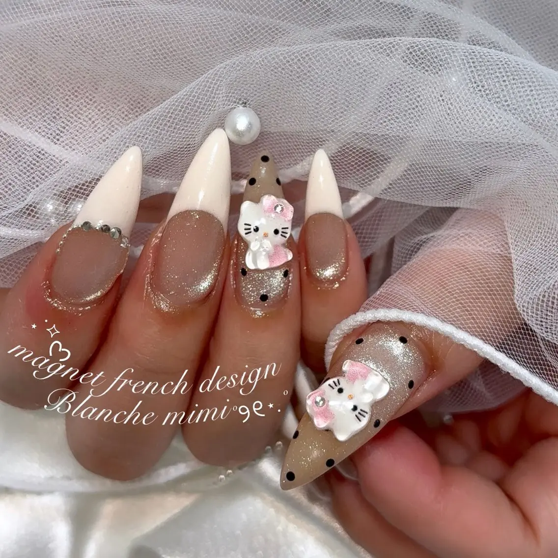 ネイル ハンドネイル Blanche mimi.u_aのネイルデザイン