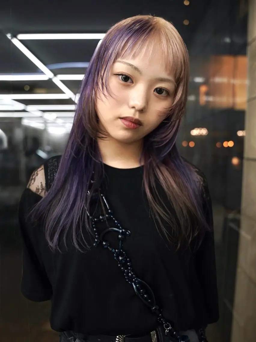 ロング カラー カット ヘアカラー トリートメント Kaito🐶 /デザイン/レイヤーのヘアスタイル