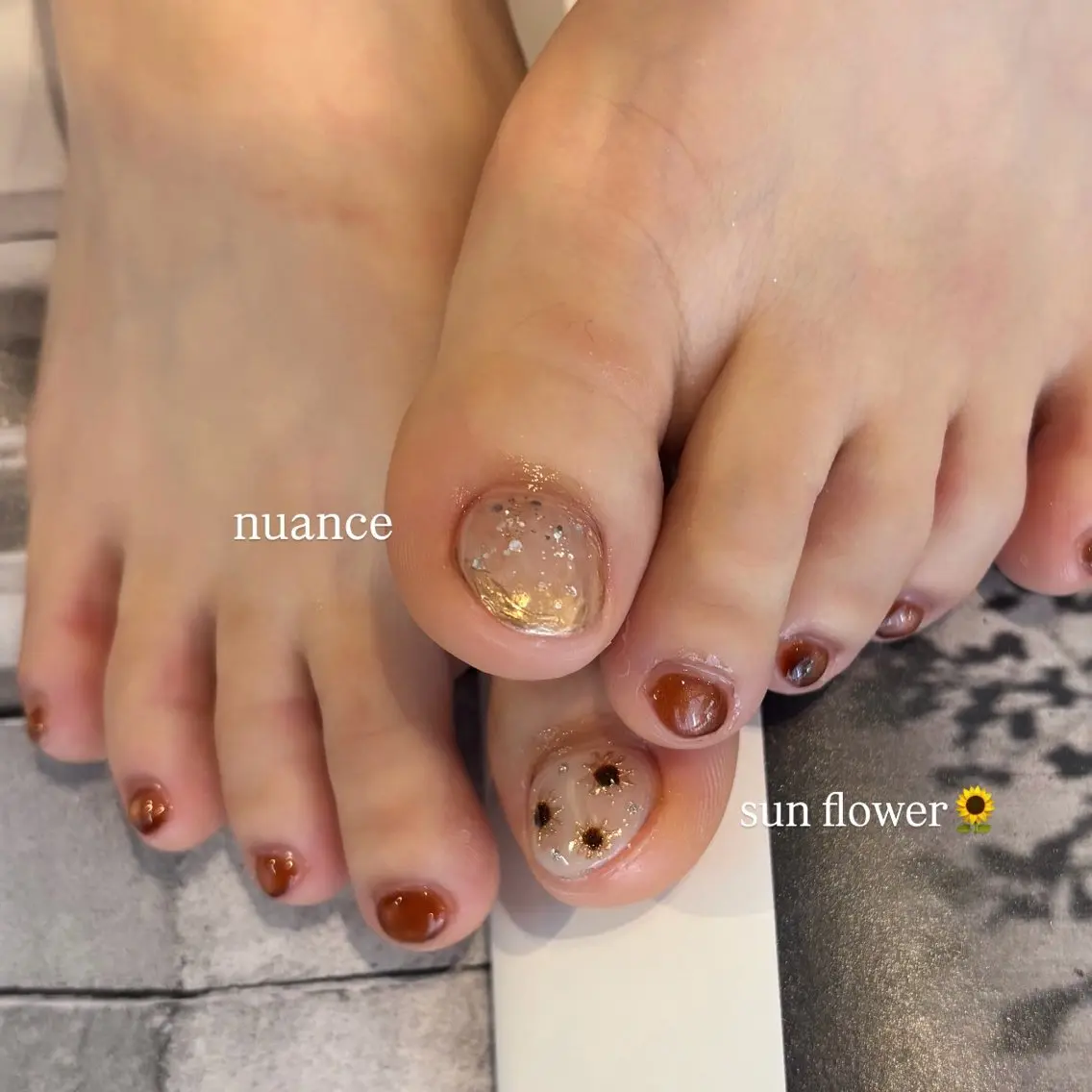 ネイル フットネイル フットネイル Ballie/ Mizukiのネイルデザイン