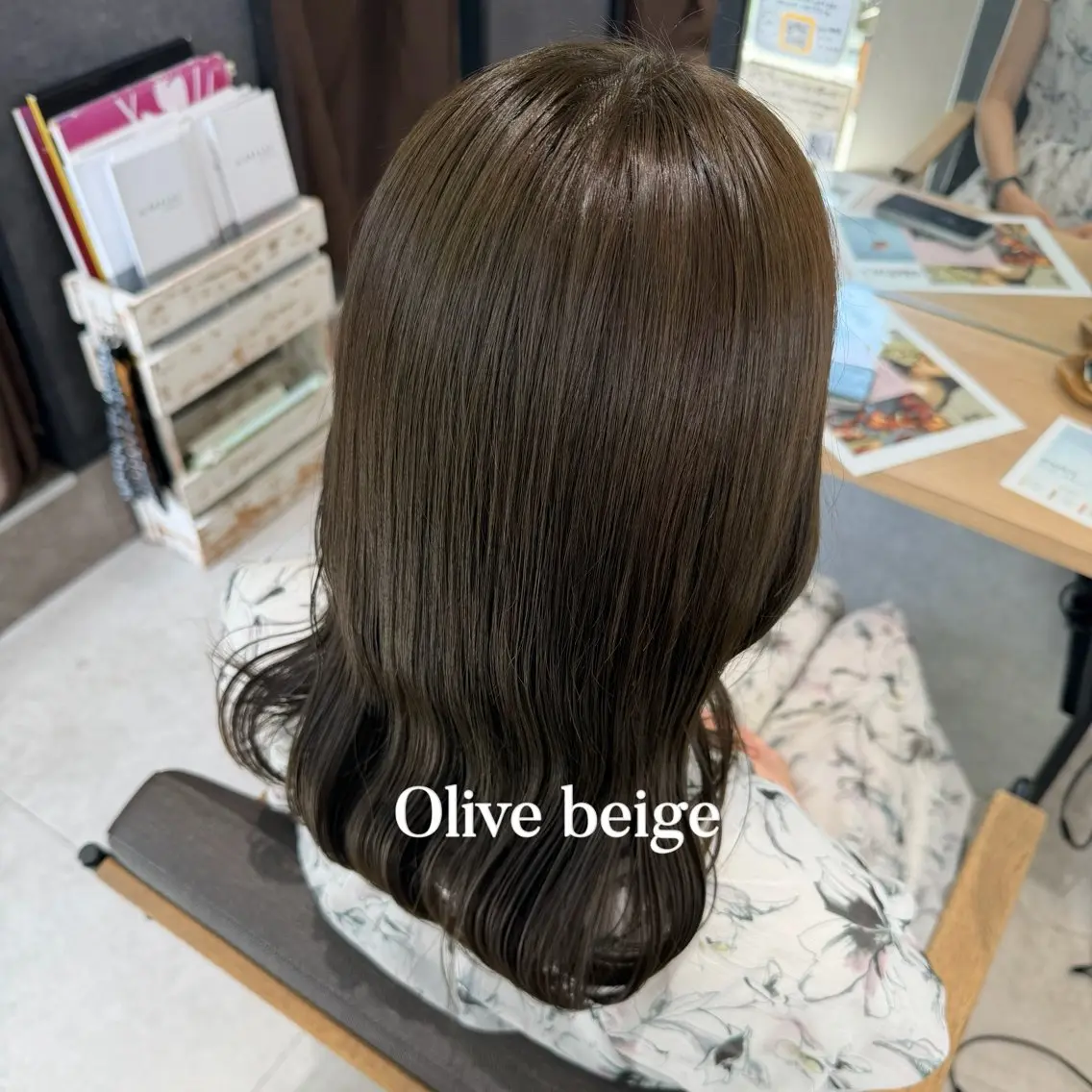 ミディアム ヘアカラー トリートメント FUKA🎀🩶 / 韓国風ヘアのヘアスタイル