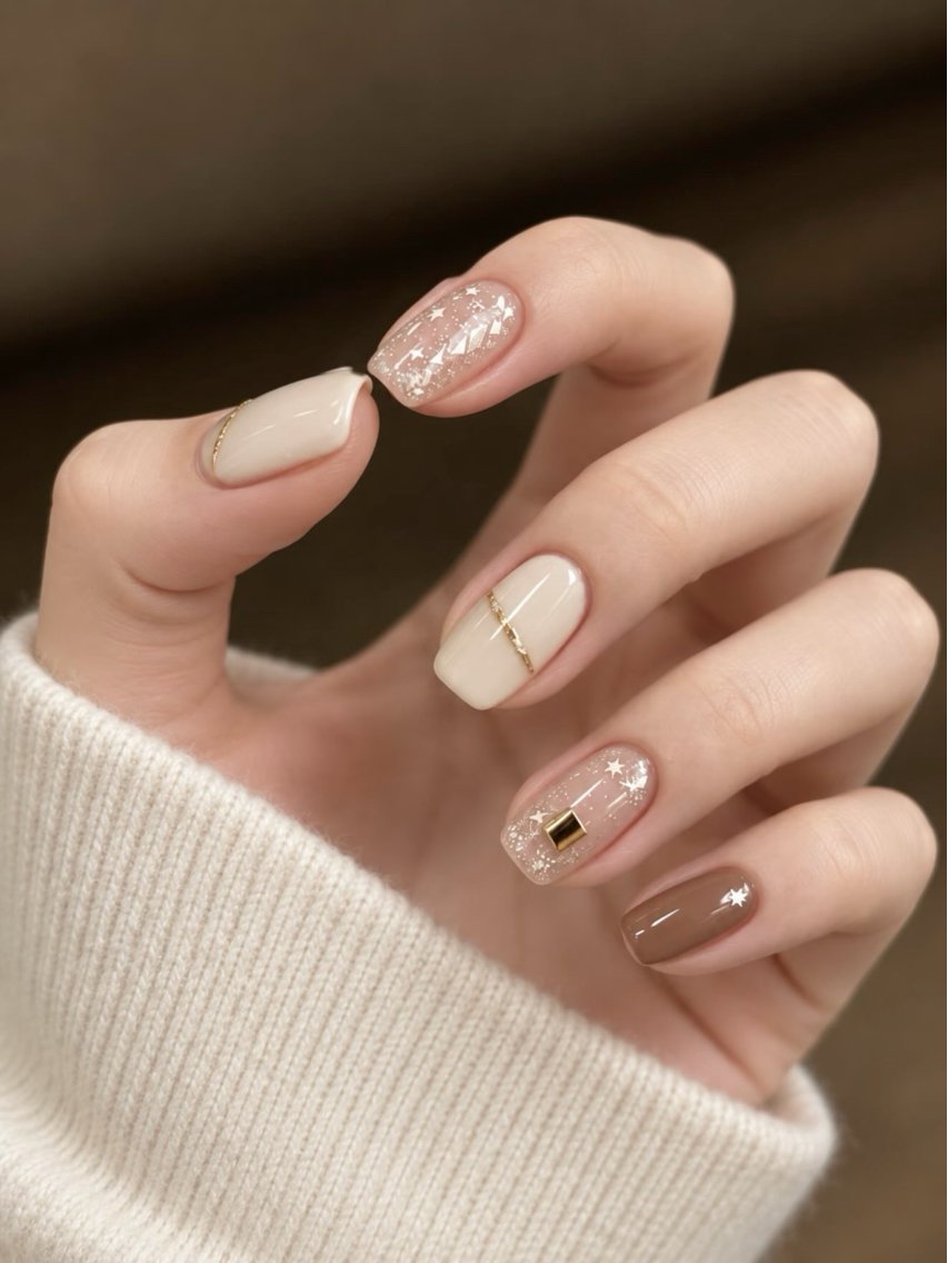 ネイル ガーリー 韓国ネイル ロングネイル マグネットネイル 持ち込み ハンドネイル HARI NAILのネイルデザイン