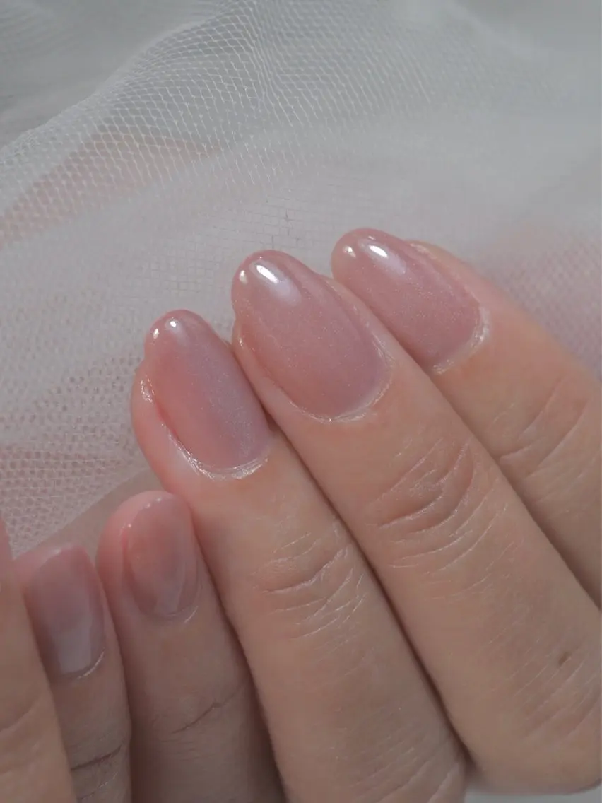 ネイル マグネットネイル ピンク Nail Salon .Lalahのネイルデザイン