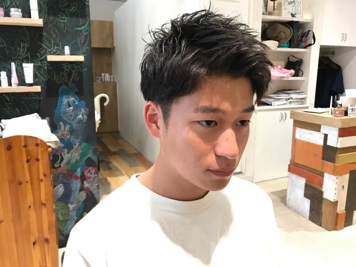 ショート メンズ ツーブロック ショートヘア メンズ指名多数!! 田島史也のヘアスタイル