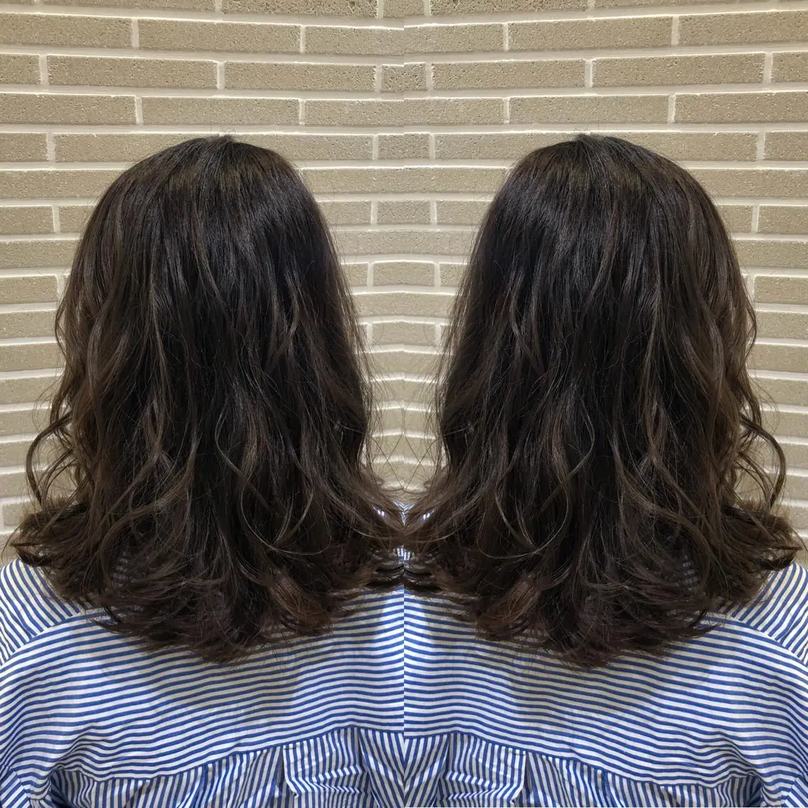 
![セミロング カラー ヘアアレンジ カット ヘアカラー トリートメント 山北 咲子のヘアスタイル