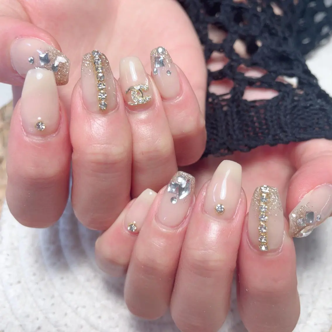 ネイル ハンドネイル M 🌷Nail 長さだし専門店のネイルデザイン