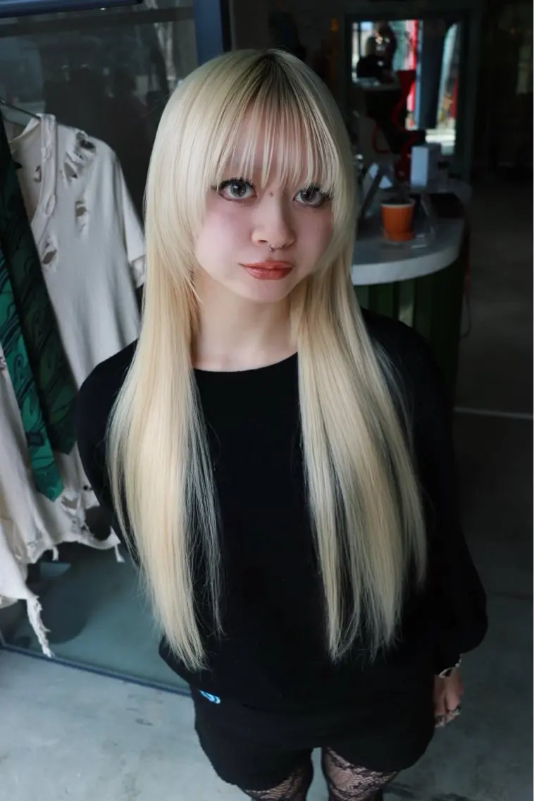 ロング カラー ヘアカラー トリートメント 🧡色落ちまで2度 楽しめる🧡ヨシキのヘアスタイル