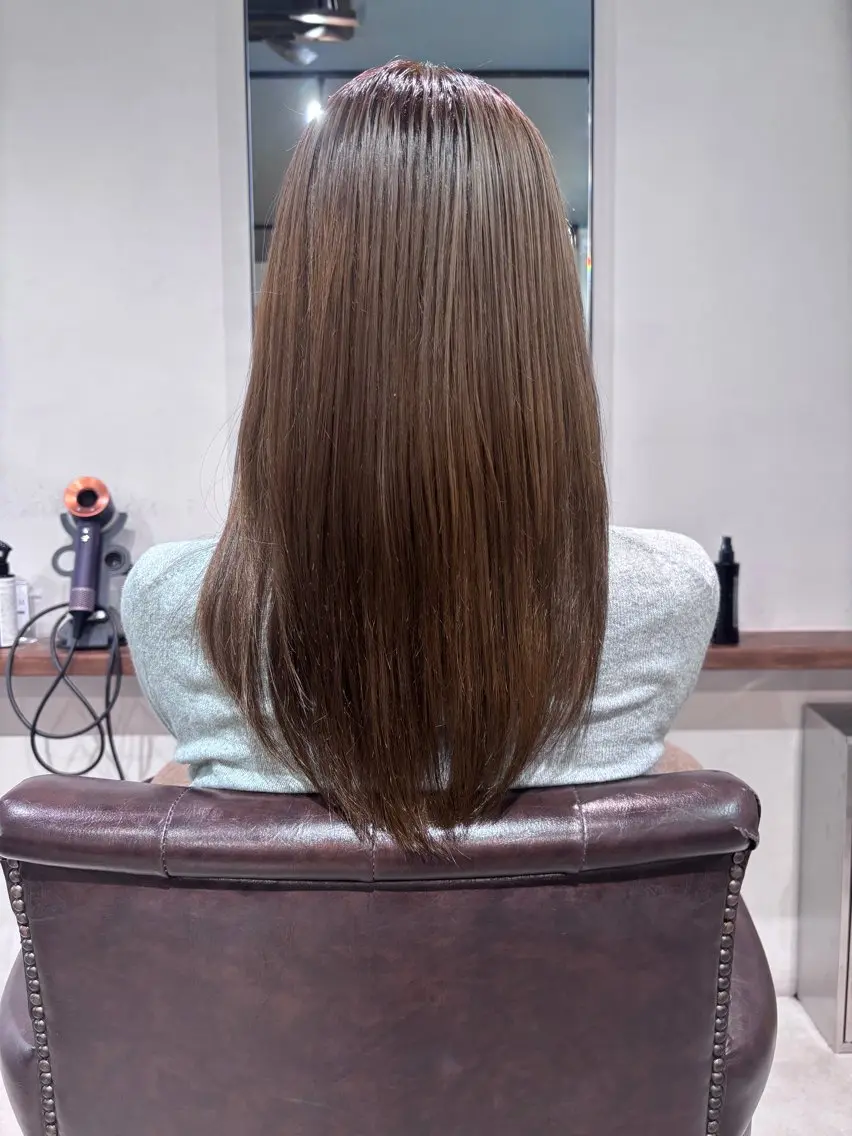 セミロング トリートメント ヘアカラー トリートメント 海老名駅🫧トレンド カラー🫧橋本小雪のヘアスタイル