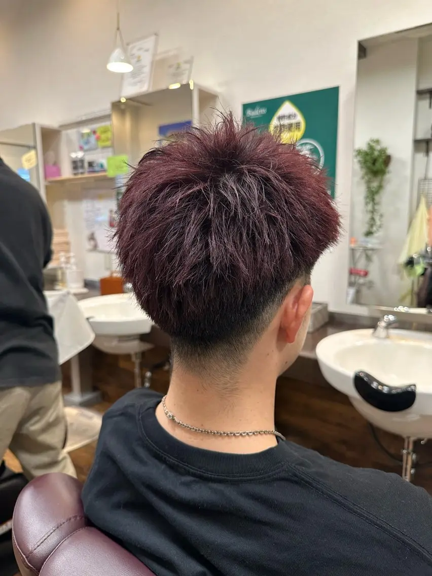 ショート メンズ フェードカット 刈り上げ 髪質改善特化美容師 酸性ストレート近藤俊のヘアスタイル