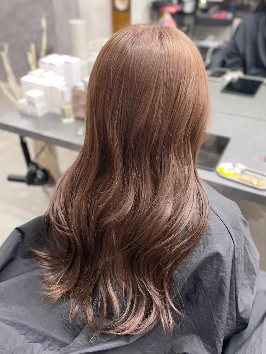ロング カラー カット ヘアカラー nico麻生 加賀谷 すみれのヘアスタイル