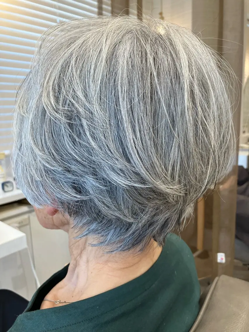 ショート ショートヘア 谷岡 佑香のヘアスタイル