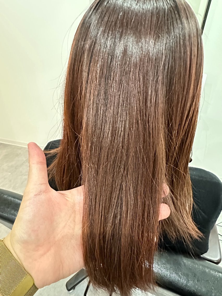 セミロング カラー ヘアカラー トリートメント 🌈髪質改善🌈 過去の1艶サラ体験✨のヘアスタイル