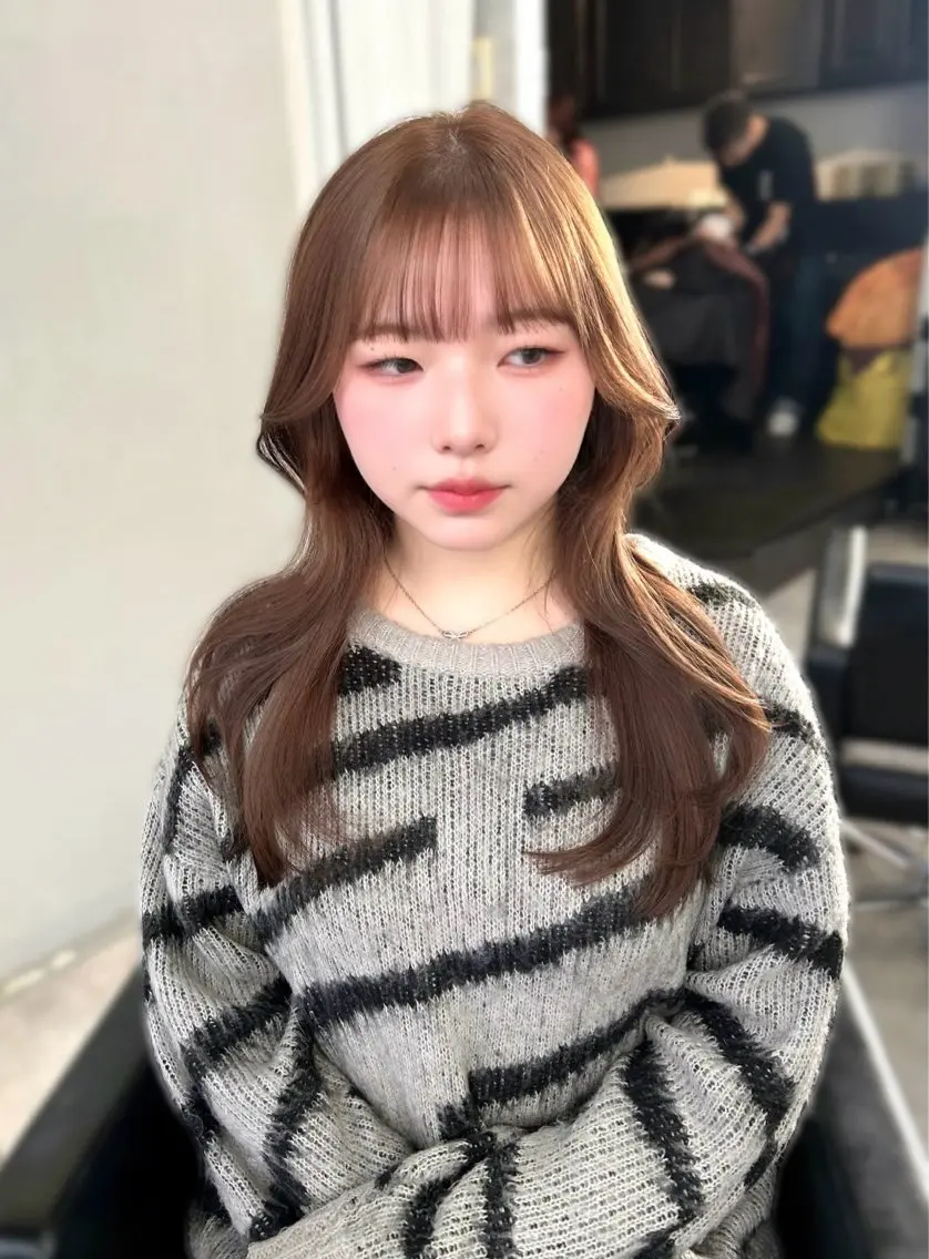 ロング カラー カット ヘアカラー トリートメント 💘大人可愛く💘 Natsuki❥❥❥のヘアスタイル