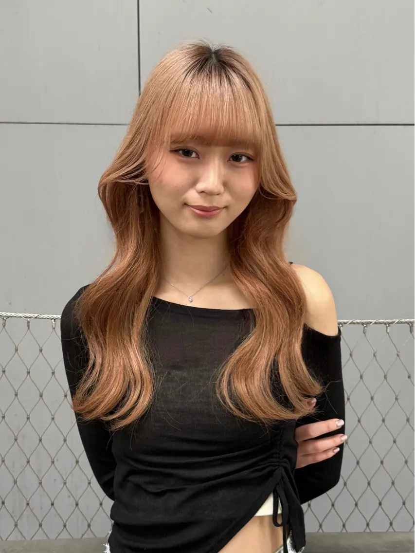 ロング HARUNA/銀座/ レイヤー⋆𐙚₊⊹のヘアスタイル