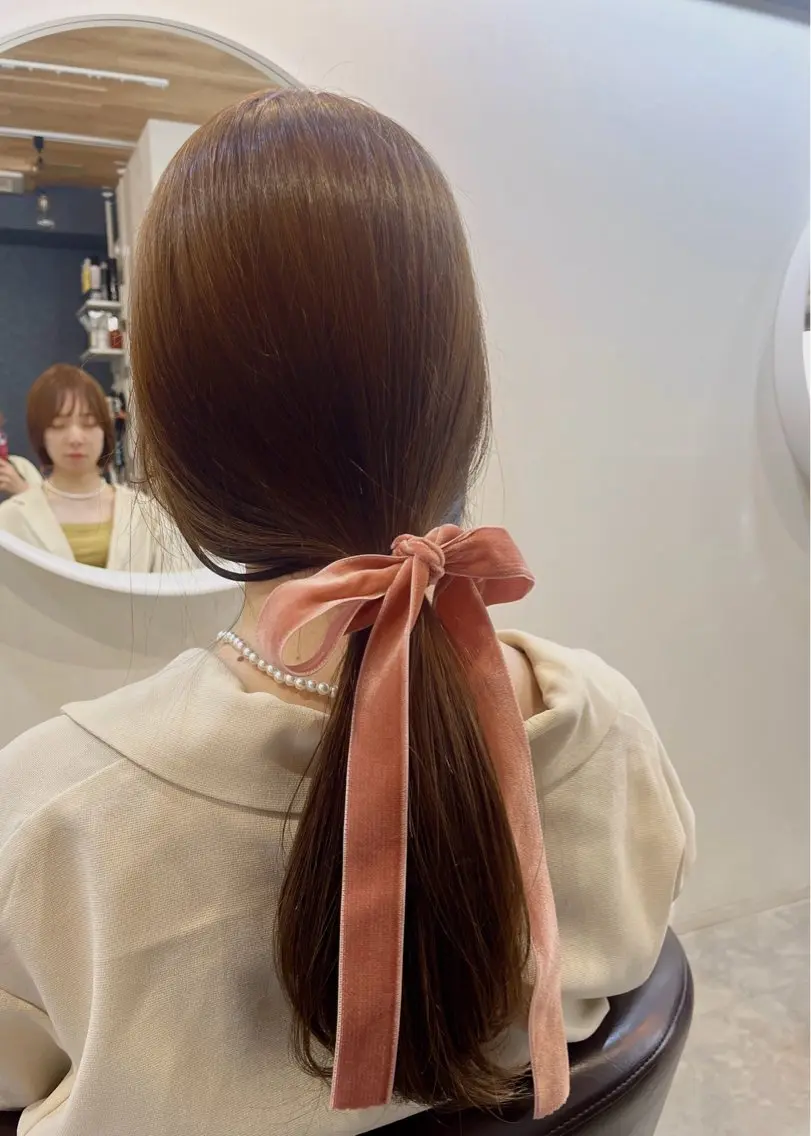 ロング カラー ブリーチ ダブルカラー ブリーチなしカラー 下石怜子/レイヤー/ 透明感カラーのヘアスタイル