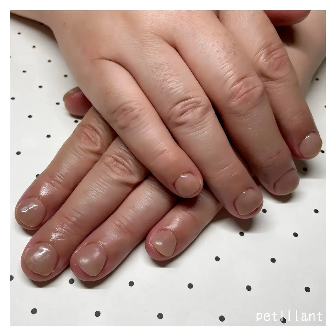 ネイル アートネイル クリアネイル ジェルネイル シンプルネイル nail salon petillantのネイルデザイン