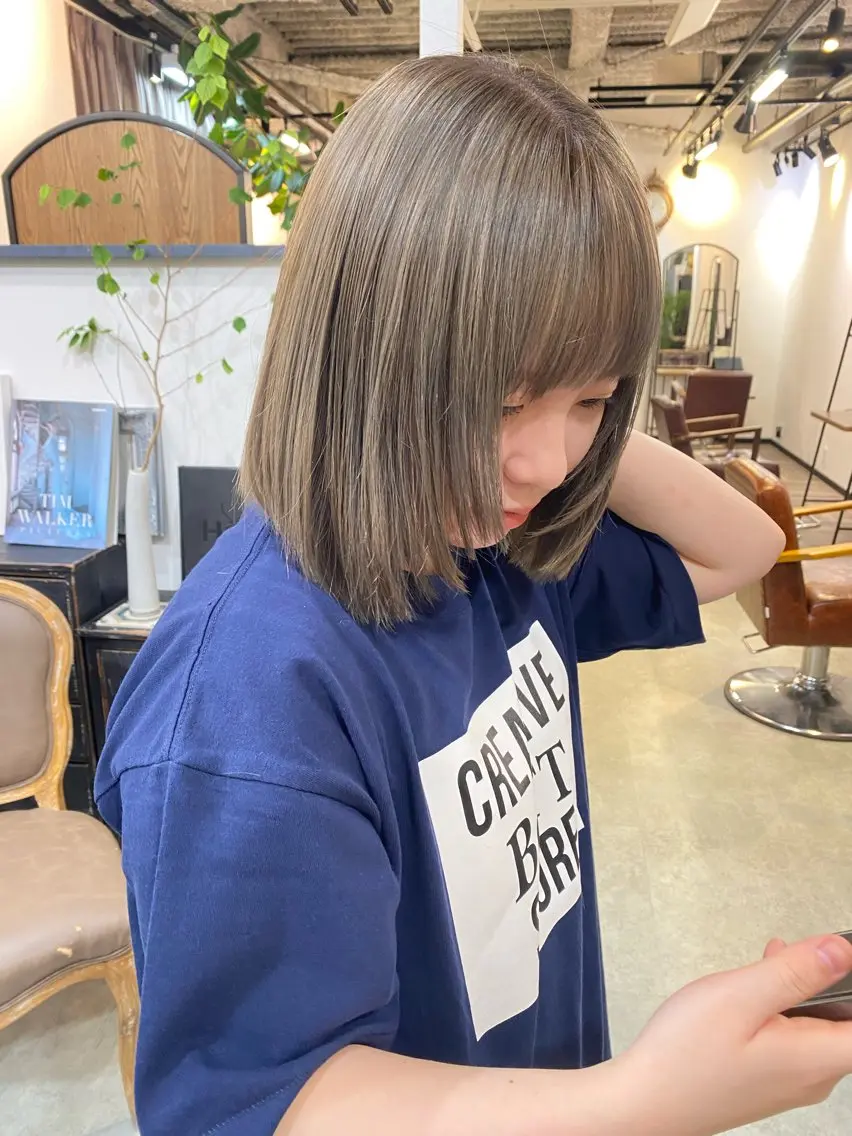 ミディアム 小野田 航己のヘアスタイル