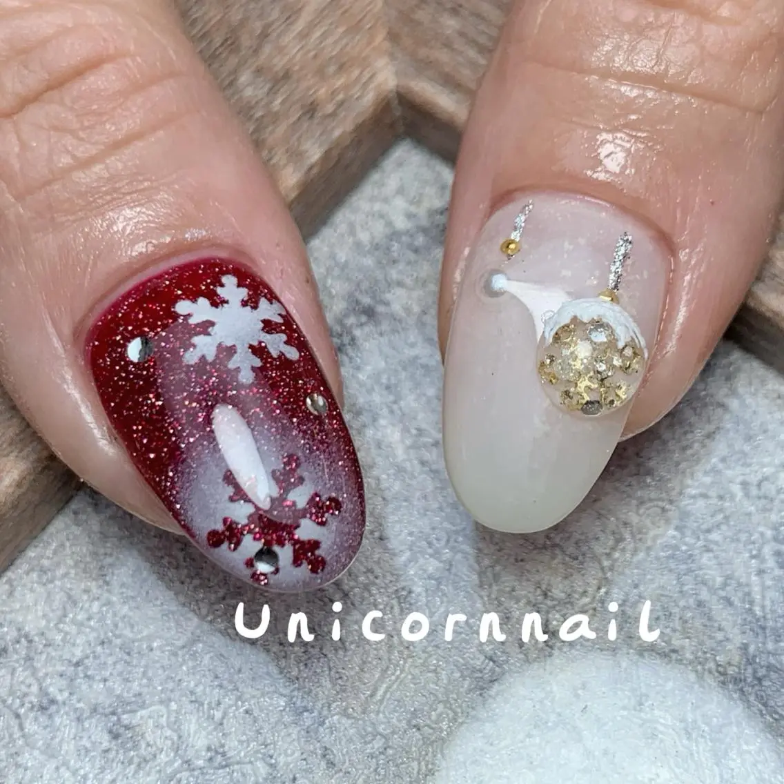 ネイル 冬ネイル Unicorn Nail 矢場町店のネイルデザイン