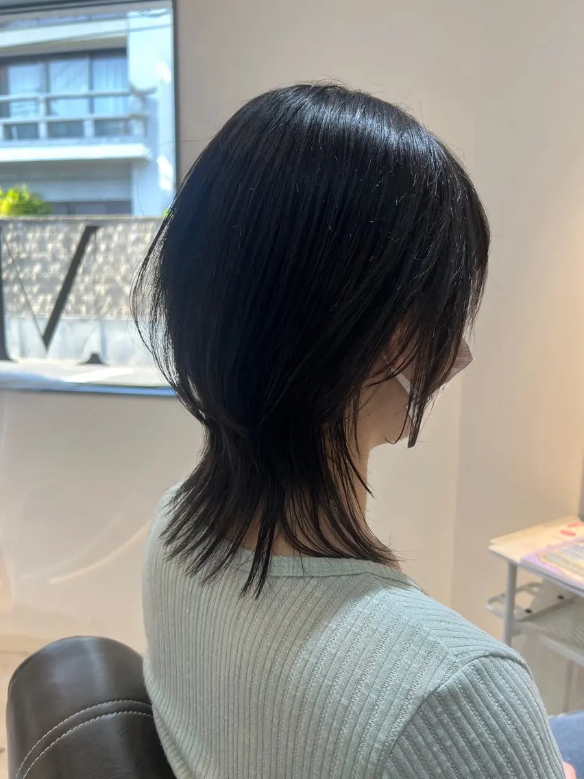 ショート レイヤーカット ウルフカット ウルフレイヤー カット トリートメント ヘッドスパ ショート/韓国ヘア 押本恵一のヘアスタイル