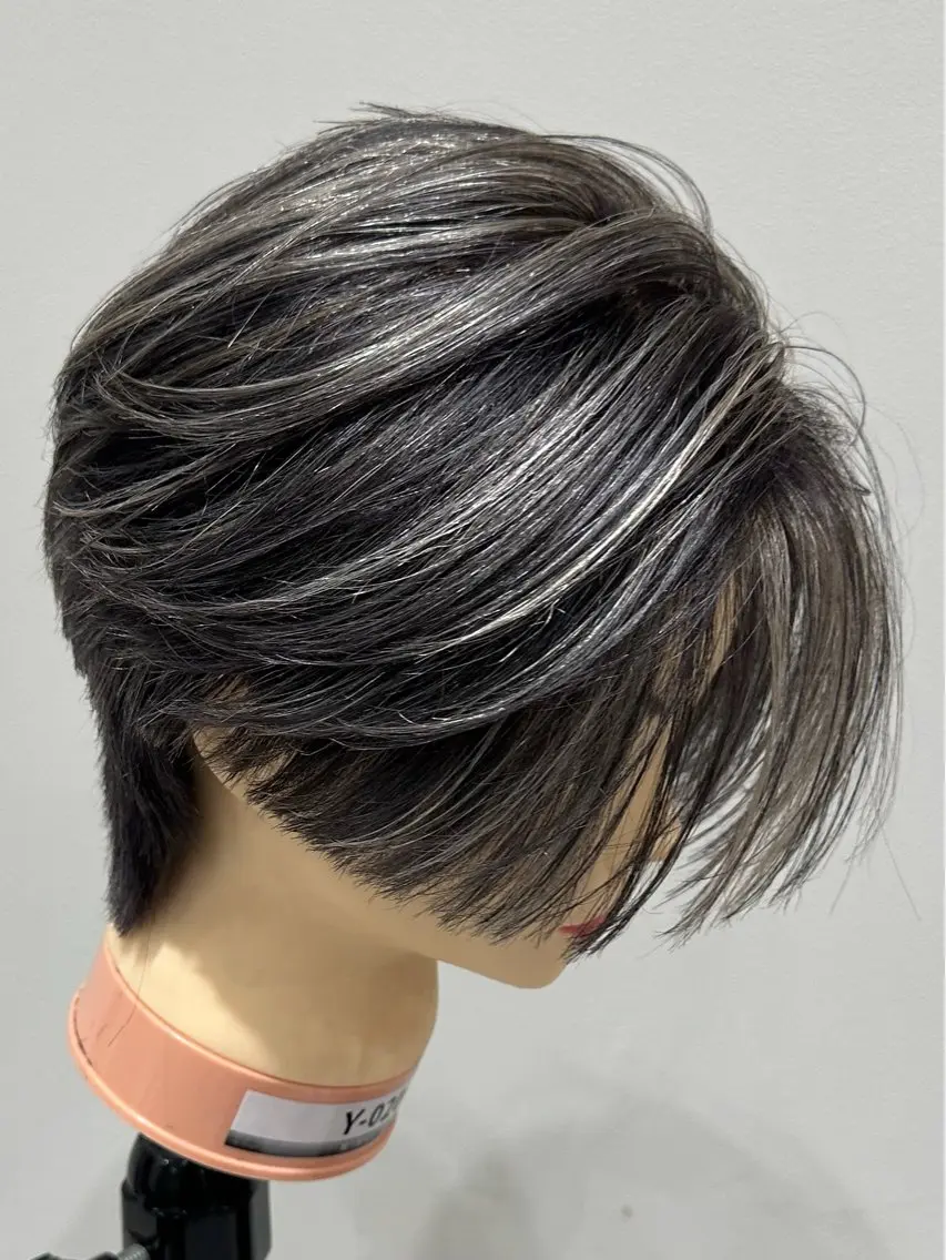 カラー メンズ メンズハイライト ハイライトカラー カット ヘアカラー メンズ縮毛矯正 /町田/木村悠月のヘアスタイル