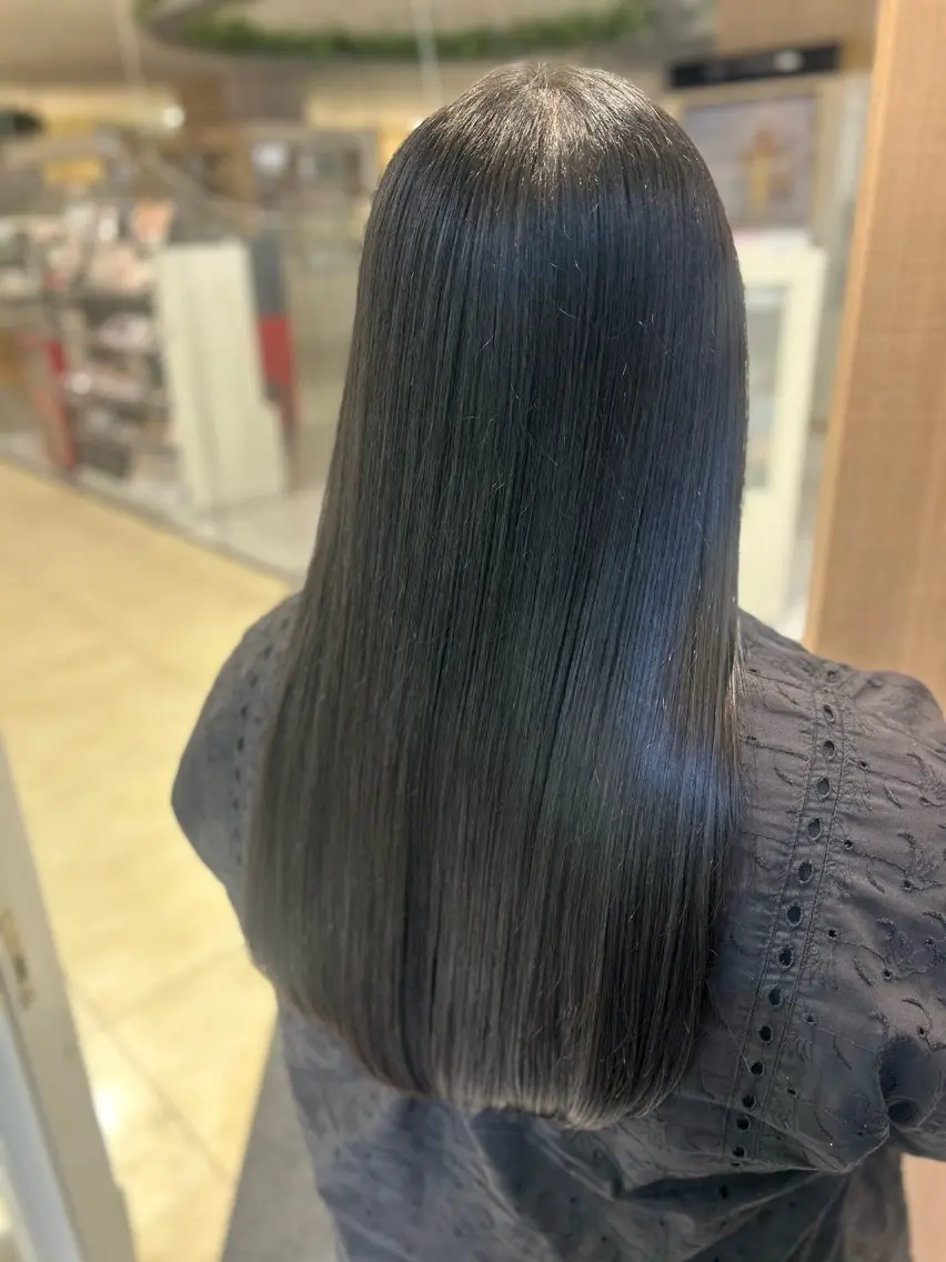 ロング カット トリートメント 縮毛矯正/髪質改善/ 艶髪ササキナツミのヘアスタイル
