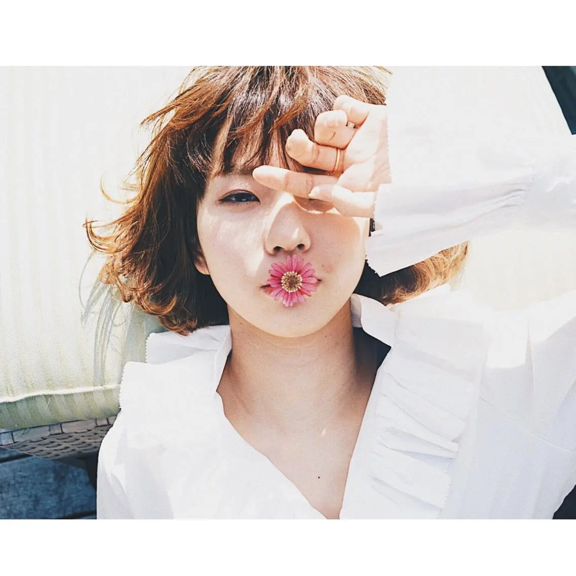 カラー ✨艶ブリーチカラー ✨四ノ宮裕己のヘアスタイル