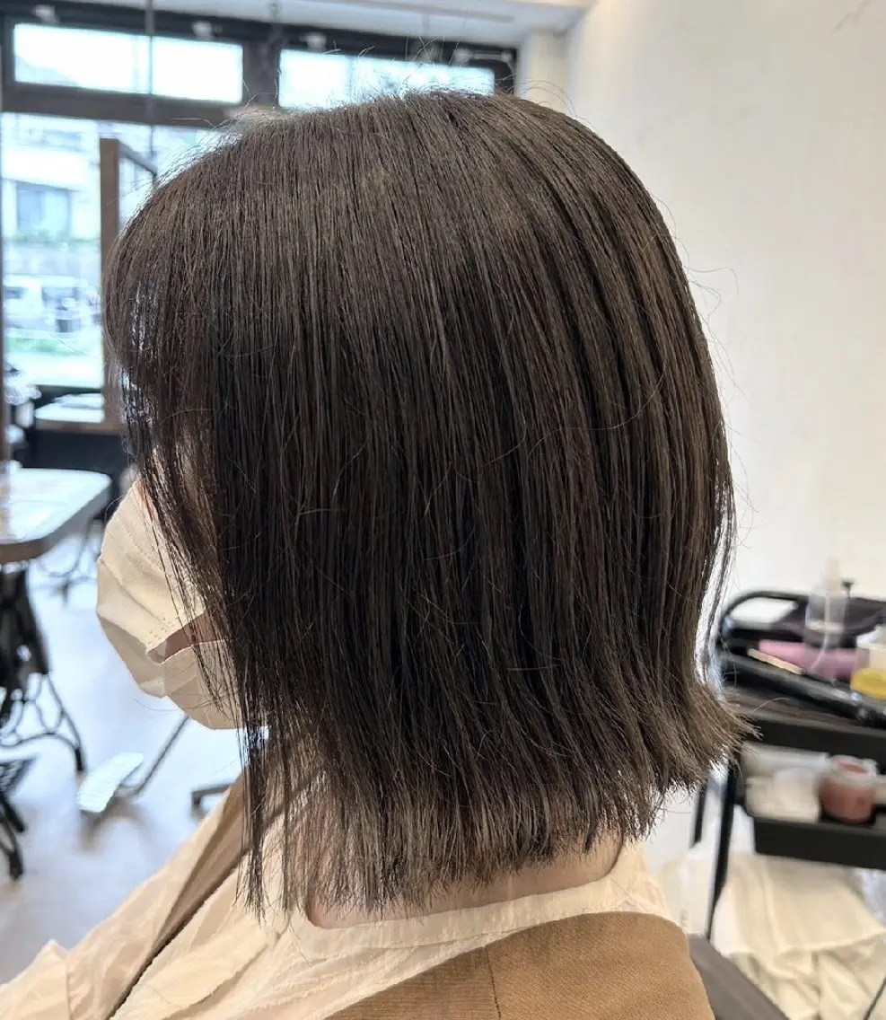 自然な透明感◎イルミナカラー☘️の写真