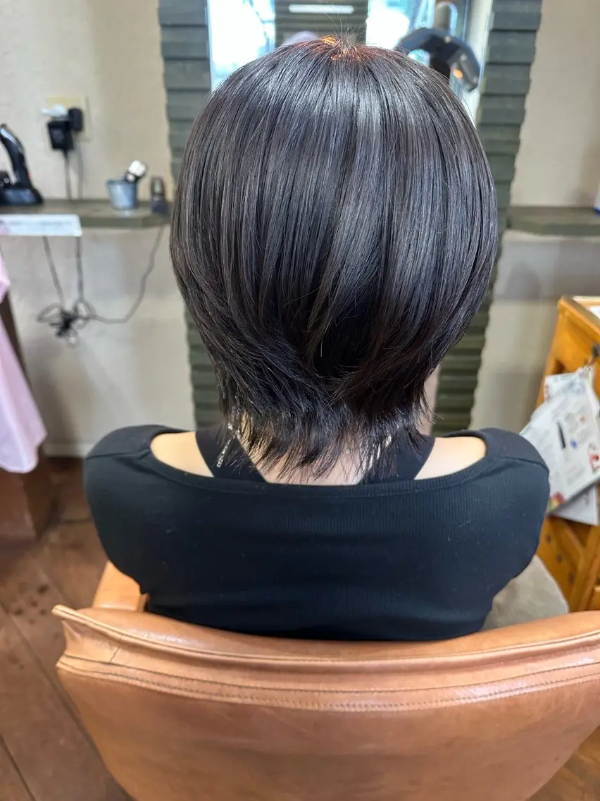 ショート ショートヘア ウルフカット リンクスハート YUKAのヘアスタイル