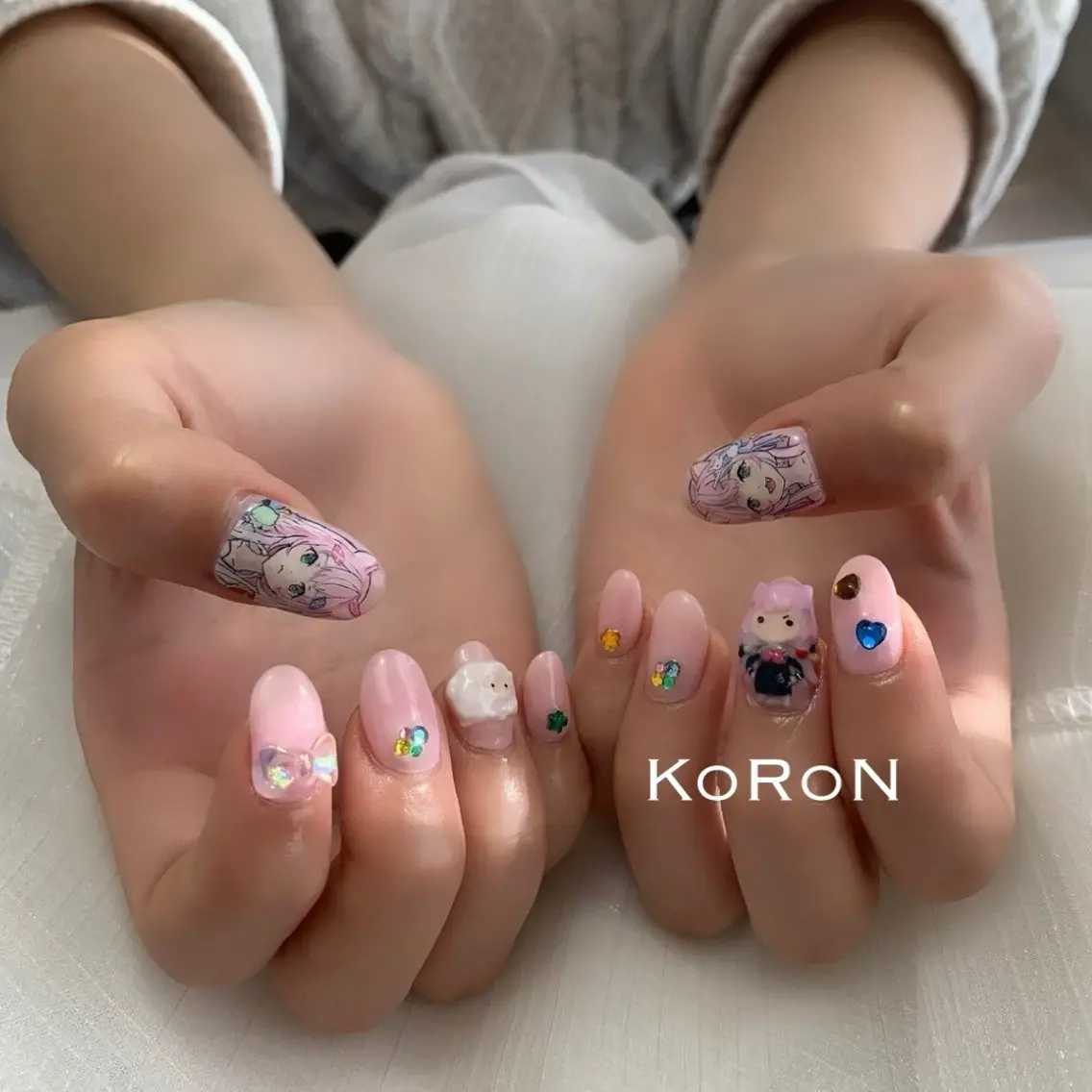 ネイル ハンドネイル 自宅サロン鎌倉 KORONのネイルデザイン