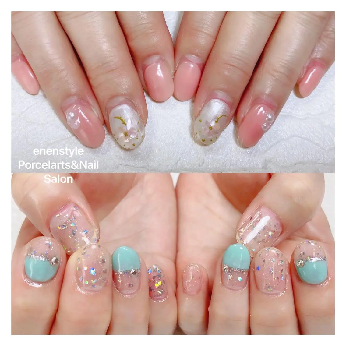 ショート ネイル ハンドネイル 🐾enen style 🐾のネイルデザイン