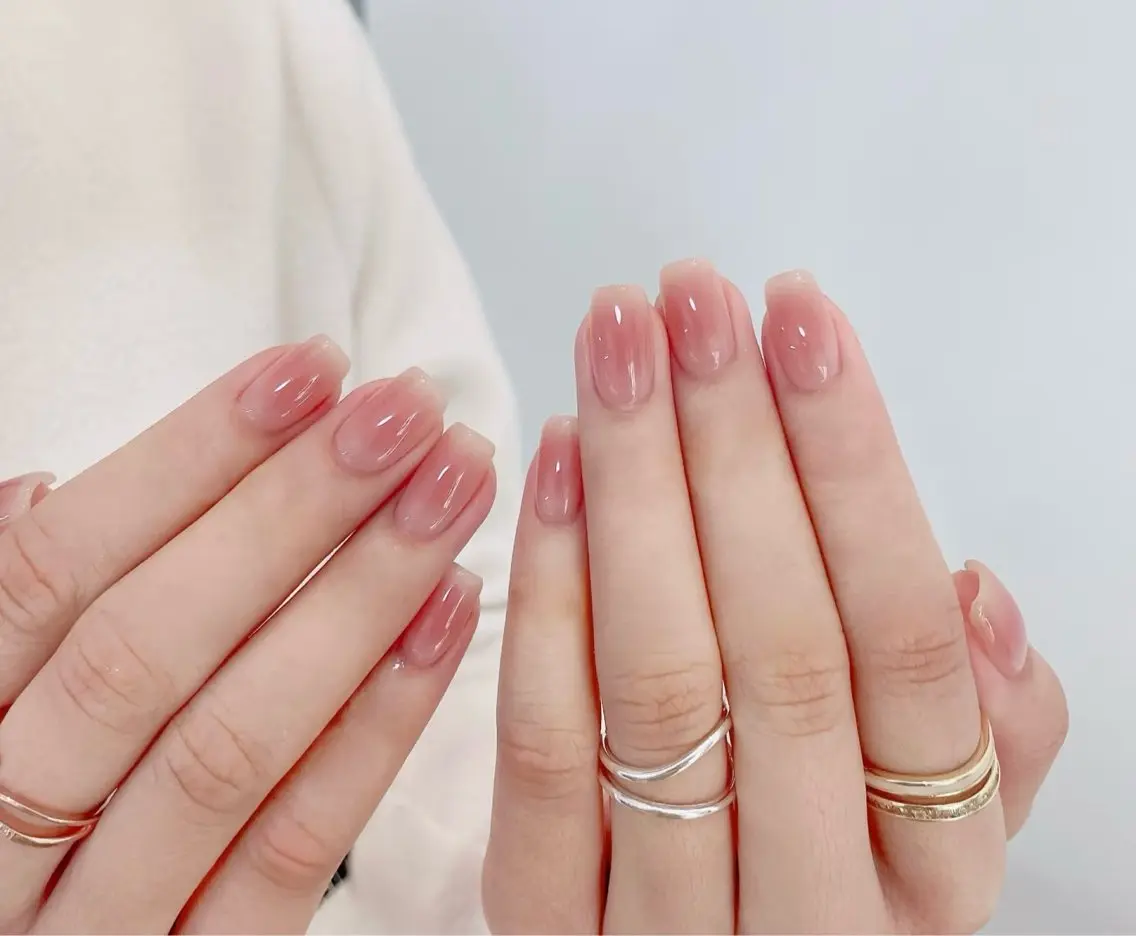 【Hand】🎀チークネイルの写真