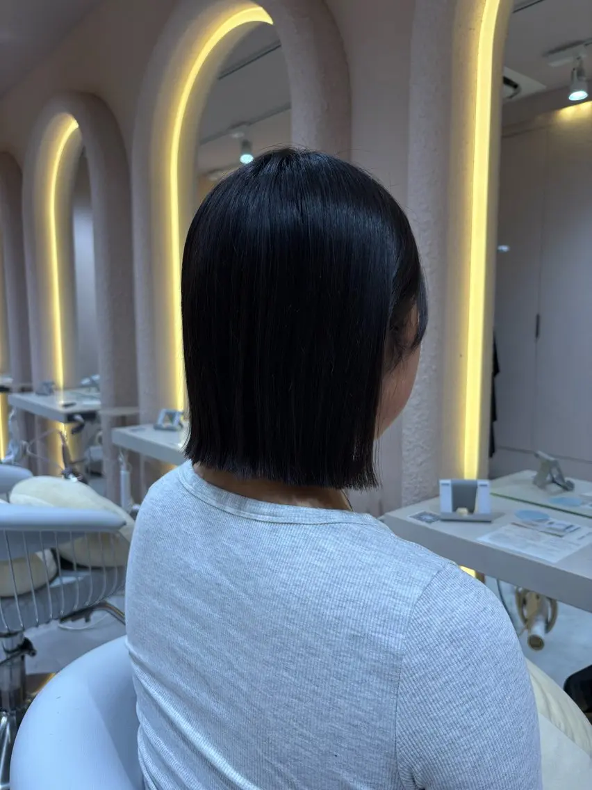 ショート 似合わせレイヤー🌟 巻ける縮毛矯正みつきのヘアスタイル