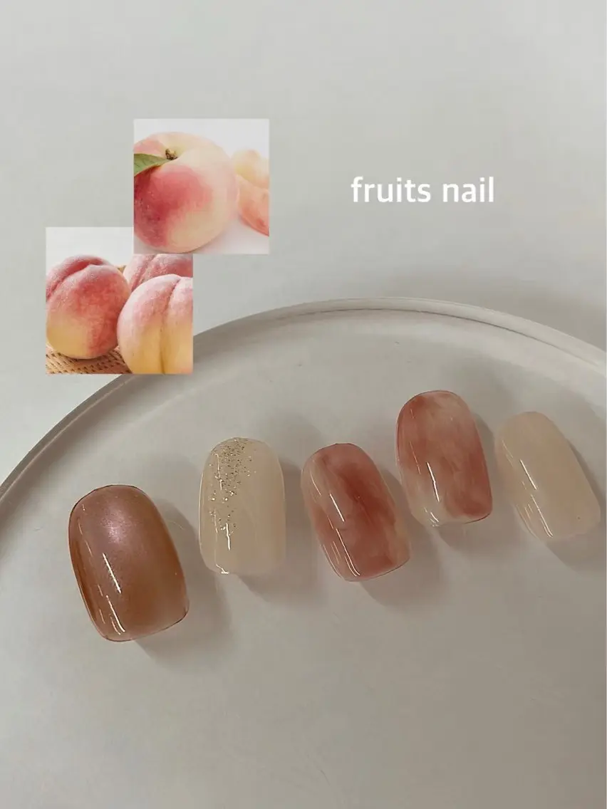 【ハンド】🍎フルーツネイル🍑【オフ無し×】の写真