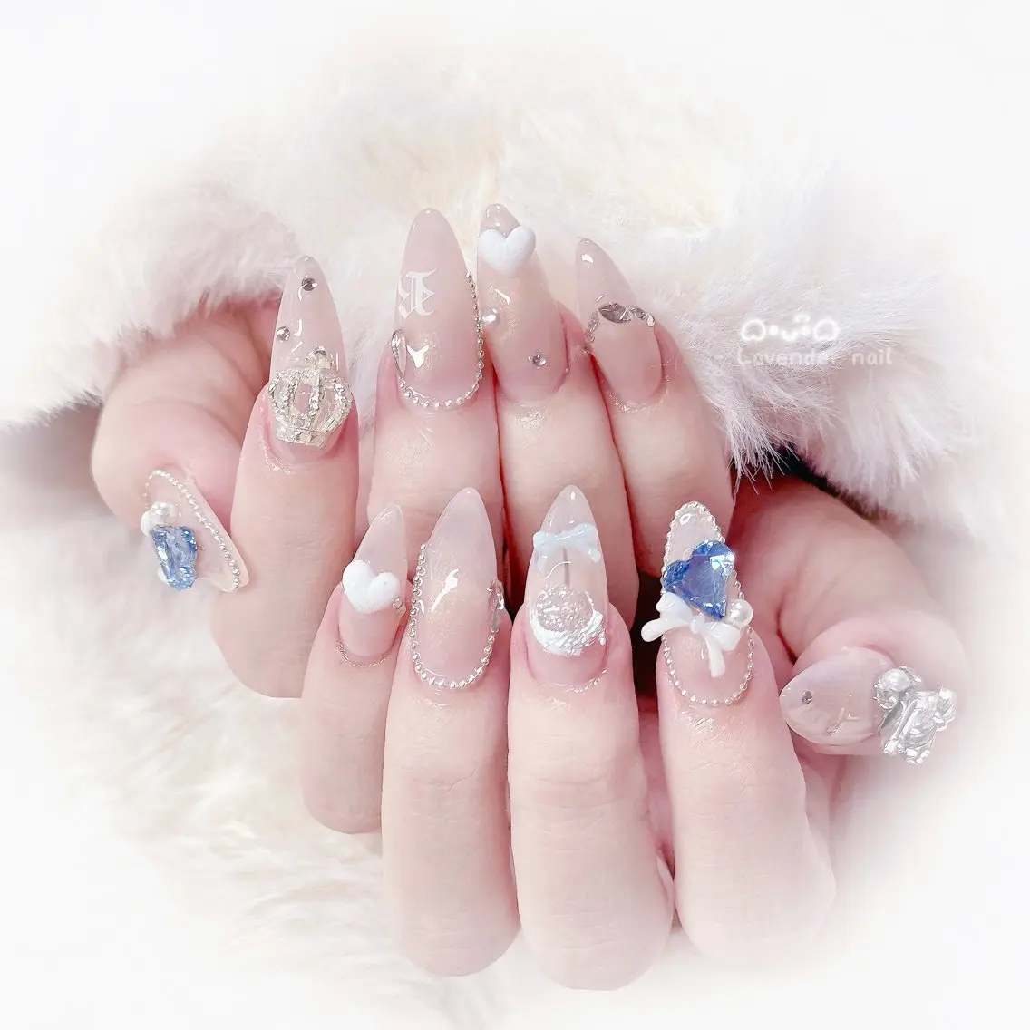 ネイル ハンドネイル Lavender nail·中島公園のネイルデザイン