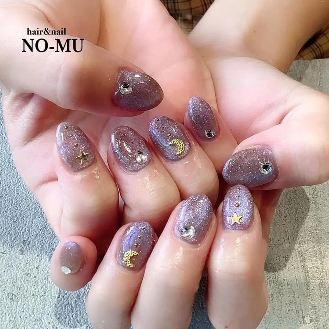 ネイル マグネットネイル ハンドネイル hair&nail NO-MUのネイルデザイン