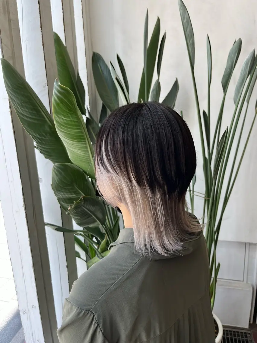 ショート カラー インナーカラー カット トリートメント ヘッドスパ 🫧ハイトーン/ ブリーチ🫧白石航汰のヘアスタイル
