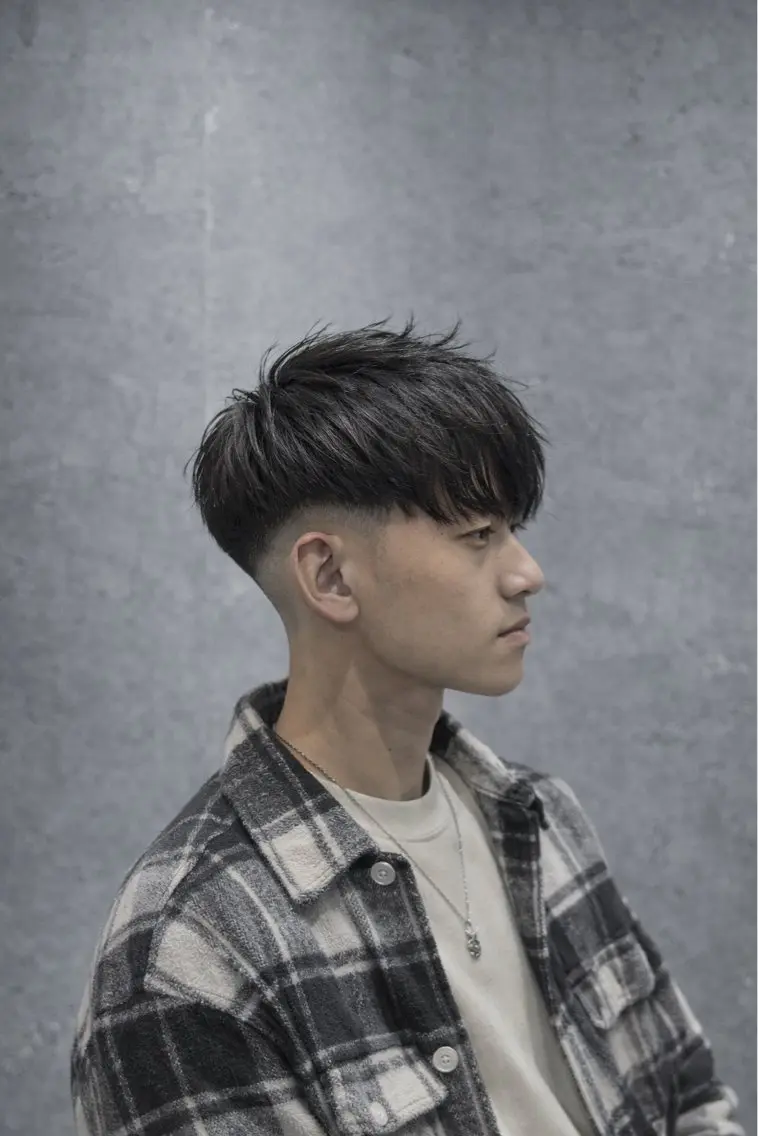 ショート メンズ マッシュ メンズパーマ カット 三浦 翔太のヘアスタイル