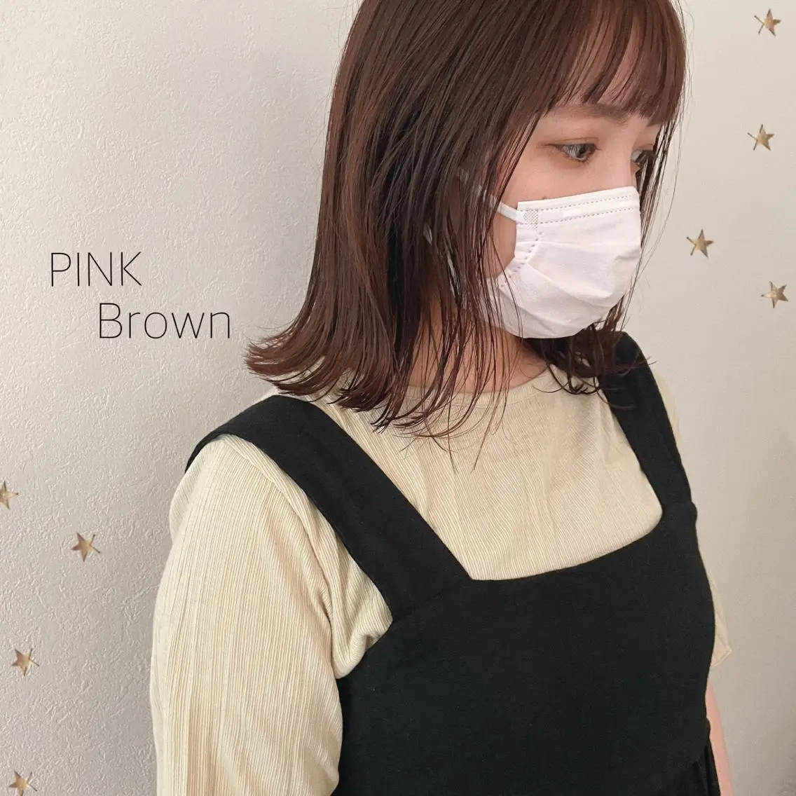 ミディアム カラー カット ヘアカラー 市川 千夏のヘアスタイル