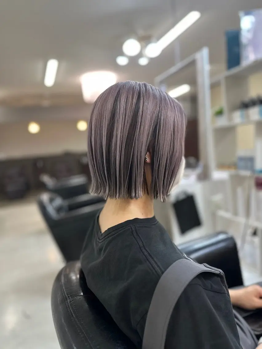 ミディアム カラー ヘアカラー YURI ✨のヘアスタイル