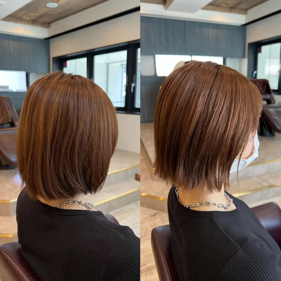 ショート ボブ カット 工藤 梨花のヘアスタイル