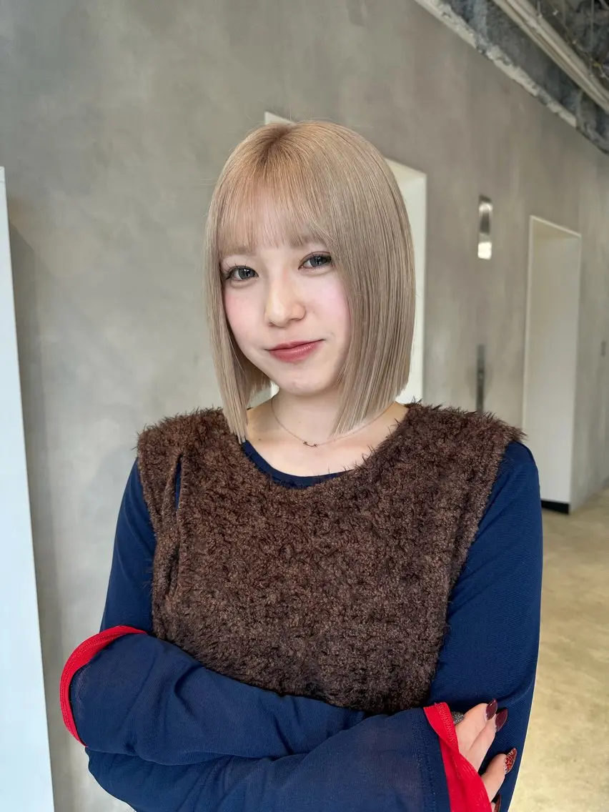 ショート カラー ブロンド カット ヘアカラー トリートメント ブリーチ特化🌻 ショート/akaneのヘアスタイル