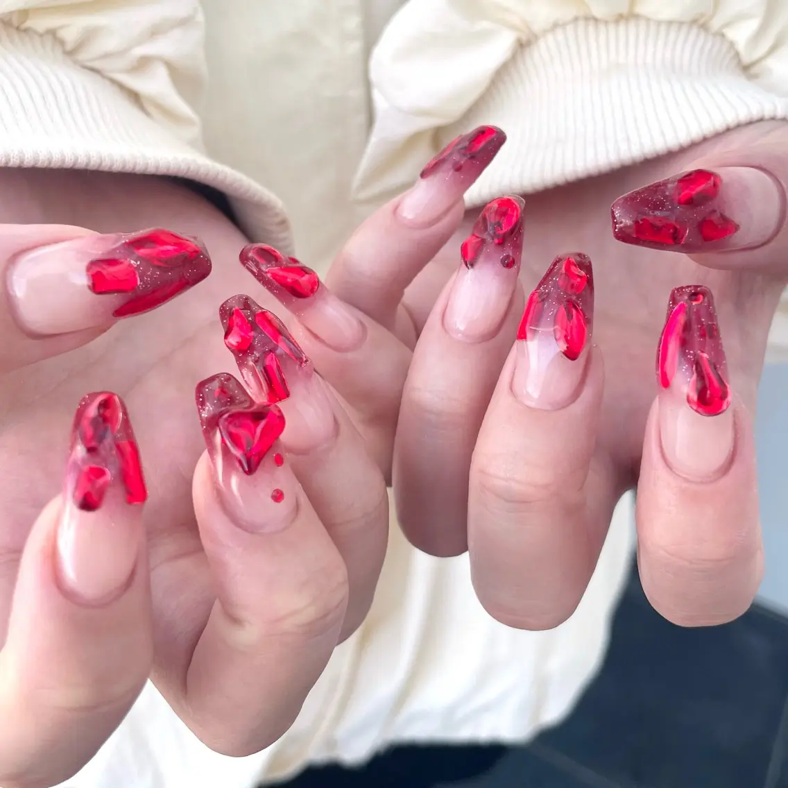 ネイル ハンドネイル Nail ヌシん家 AKANEのネイルデザイン