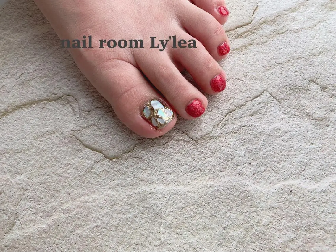 ネイル フットネイル nail room Ly'leaのネイルデザイン
