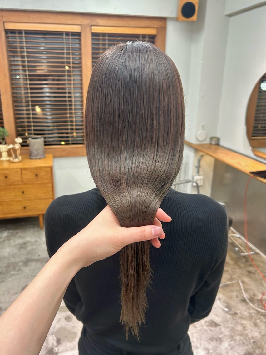 ロング カット ヘアカラー トリートメント ヘッドスパ 🪷立川/ニュアンス 透明感/菜々子🐏のヘアスタイル